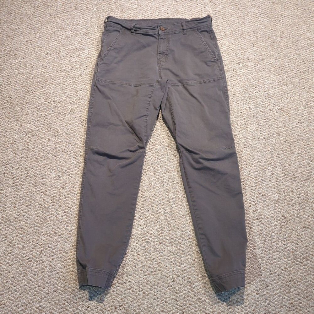 Tentree Twill Everyday Jogger Pants Mens 31 Gray Casual Chino Organic